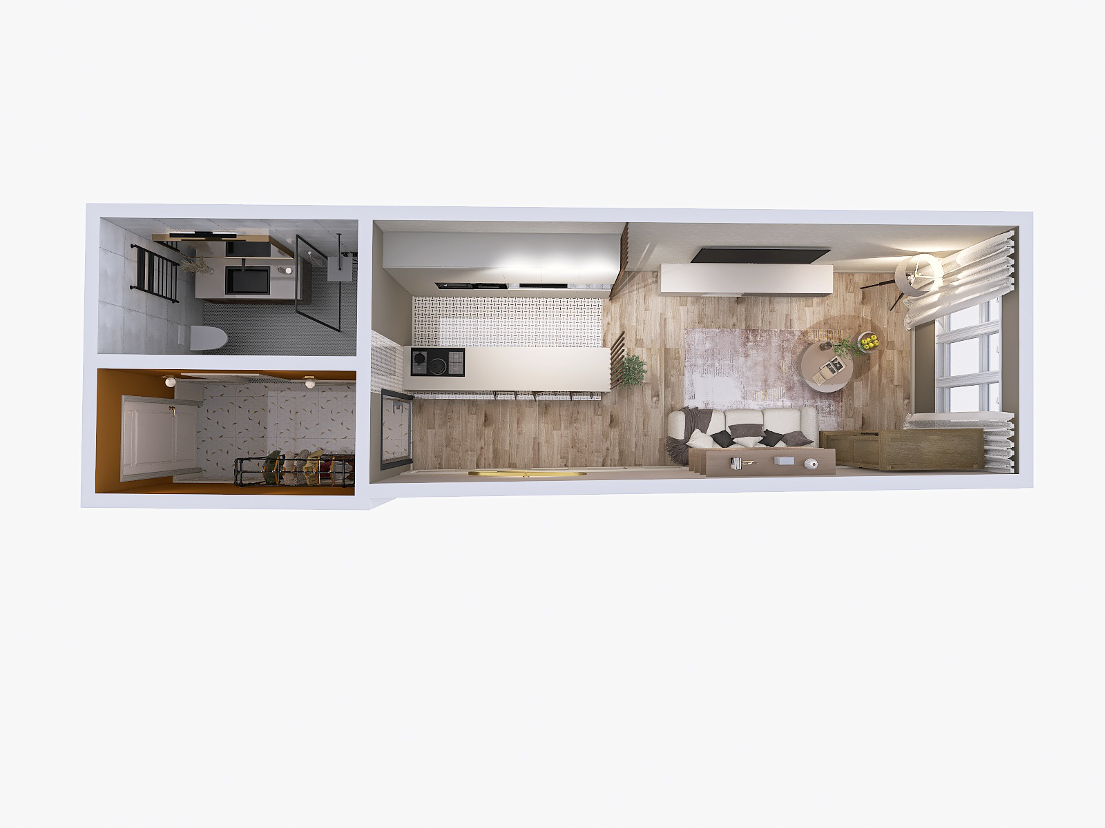 rzut 3d mieszkanie 5